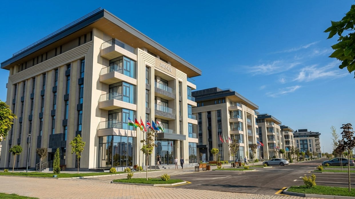 Hotel complex in New Uzbekistan Park area